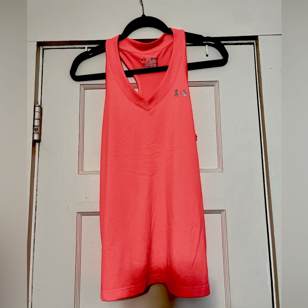 Under Armour Hot Pink HeatGear Armour Racer Tank Top